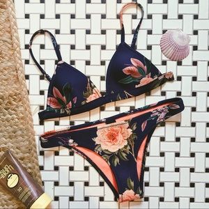 Floral Triangle Bikini